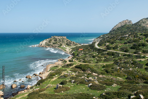 Magnificent bays of Cyprus.View from above of the bays on the island of Cyprus.