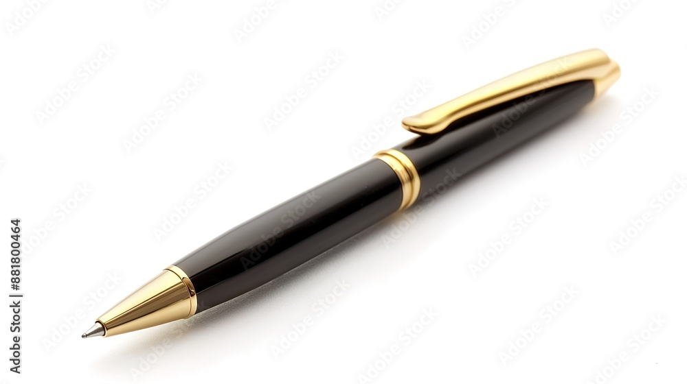 Elegant Pen on White Background: Minimalist and Clean Design Elegant Pen on White Background: Minimalist and Clean Design
