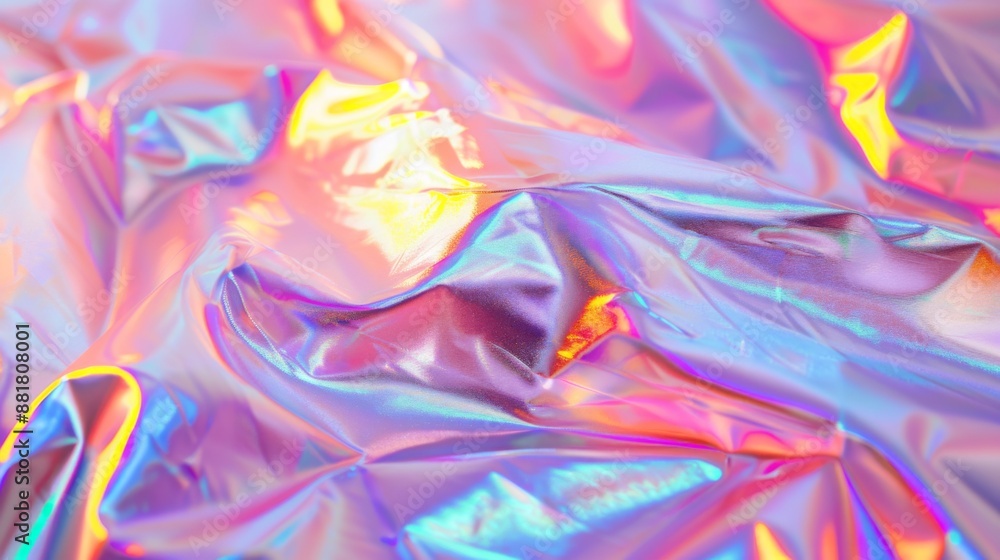 high res full frame macro photo of abstract pastel iridescent holographic foil background with light leaks. holo color wrinkled material. cool glitter surface with shiny rainbow feel high res full frame macro photo of abstract pastel iridescent holographic foil background with light leaks. holo color wrinkled material. cool glitter surface with shiny rainbow feel