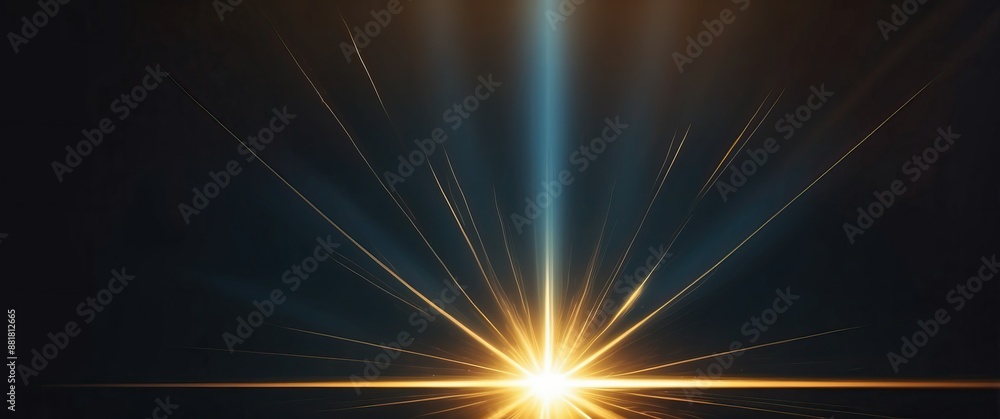 Abstract light burst with glowing rays on a dark background, ideal for futuristic, cosmic, or celebratory concepts, such as New Year or festive events Abstract light burst with glowing rays on a dark background, ideal for futuristic, cosmic, or celebratory concepts, such as New Year or festive events