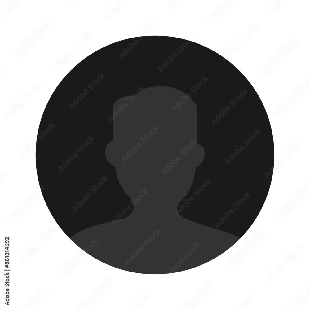 Vector flat illustration in grayscale. Avatar, user profile, person icon, gender neutral silhouette, profile picture. Suitable for social media profiles, icons, screensavers and as a template. Vector flat illustration in grayscale. Avatar, user profile, person icon, gender neutral silhouette, profile picture. Suitable for social media profiles, icons, screensavers and as a template.
