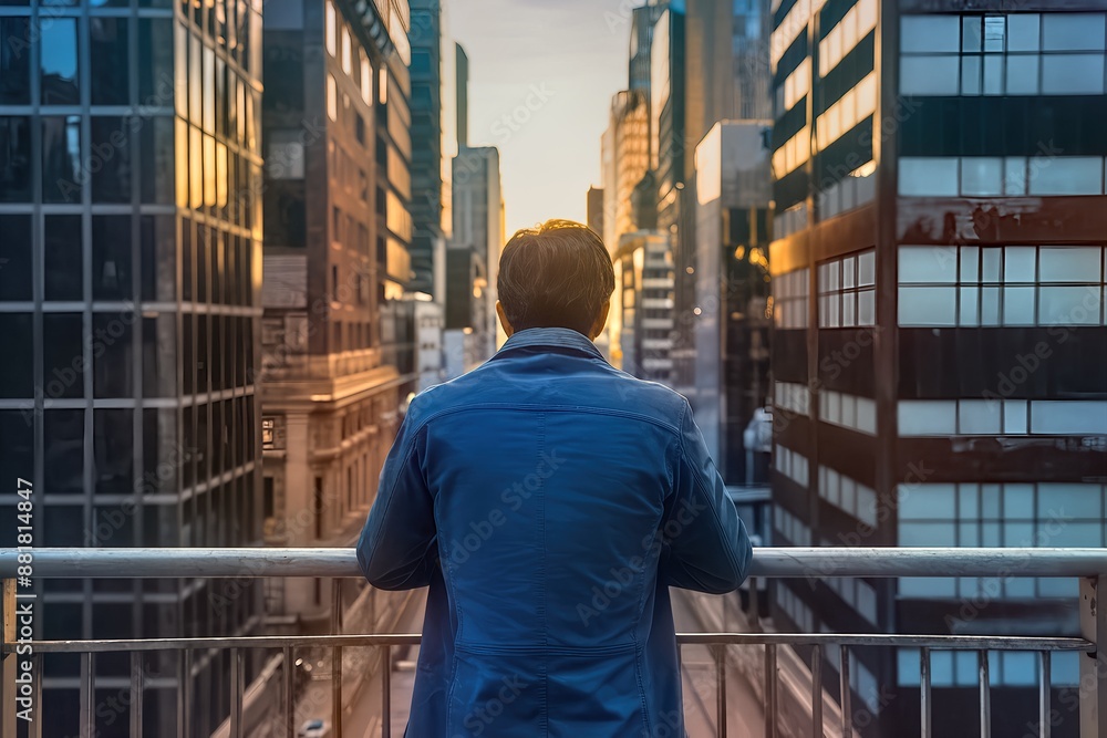 Person Leaning Over Balcony During Day Person Leaning Over Balcony During Day
