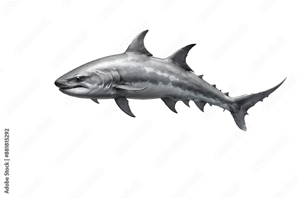 Fototapeta premium Ai feroce squalo PNG 03