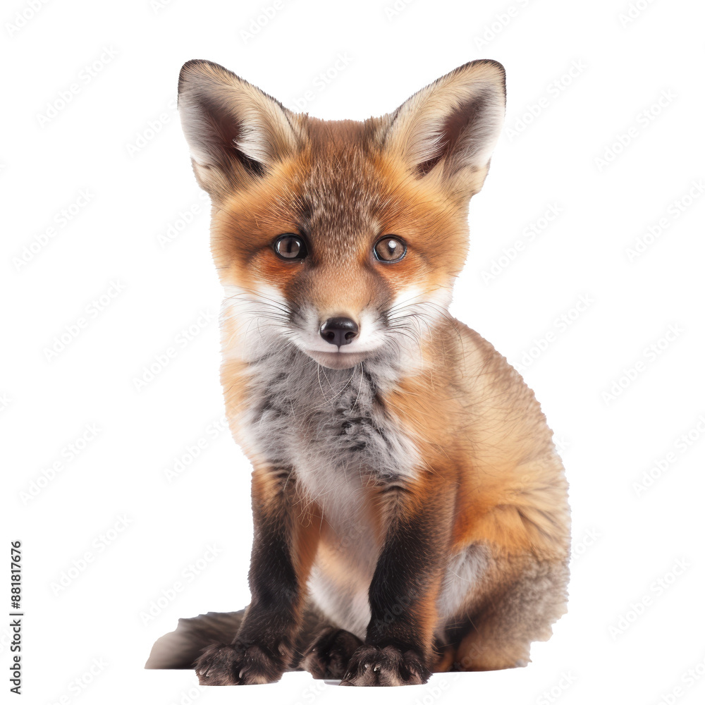 PNG Image of a baby fox PNG Image of a baby fox