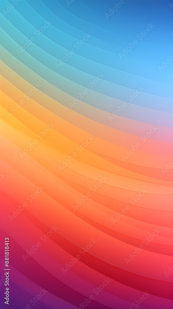 Digital colorful wavy gradient curve abstract graphic poster mobile phone background Digital colorful wavy gradient curve abstract graphic poster mobile phone background