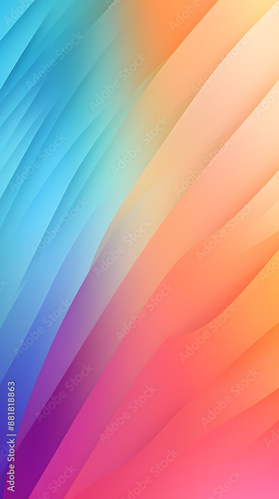 Digital colorful wavy gradient curve abstract graphic poster mobile phone background Digital colorful wavy gradient curve abstract graphic poster mobile phone background