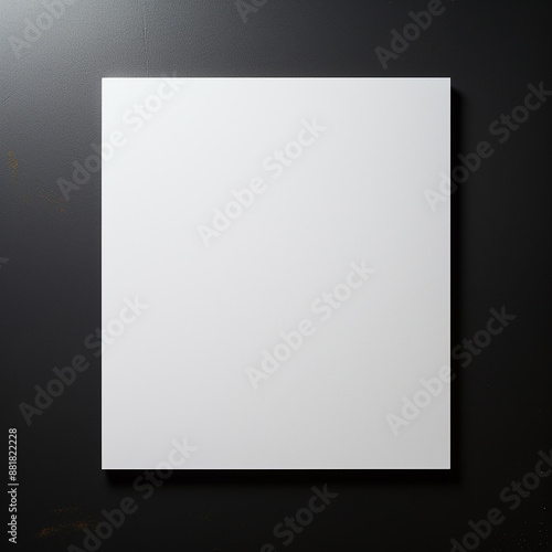 blank paper on the wall