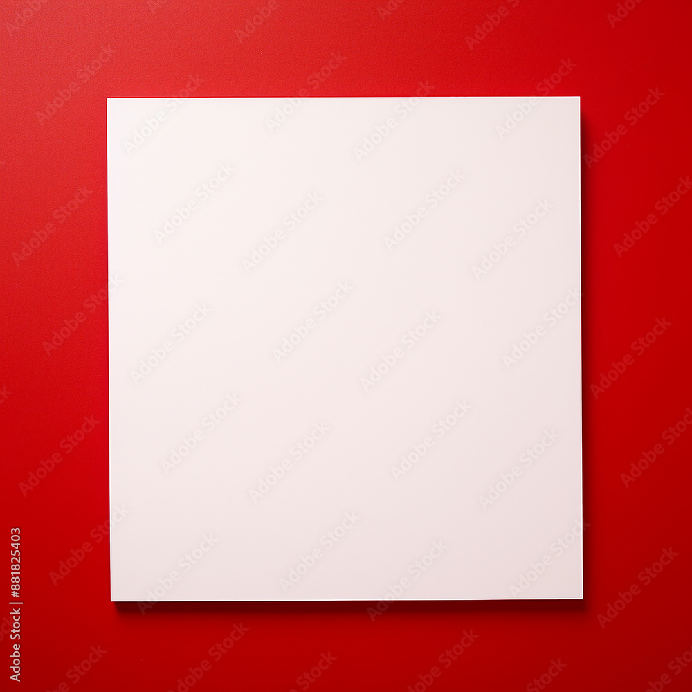 white paper with red background white paper with red background