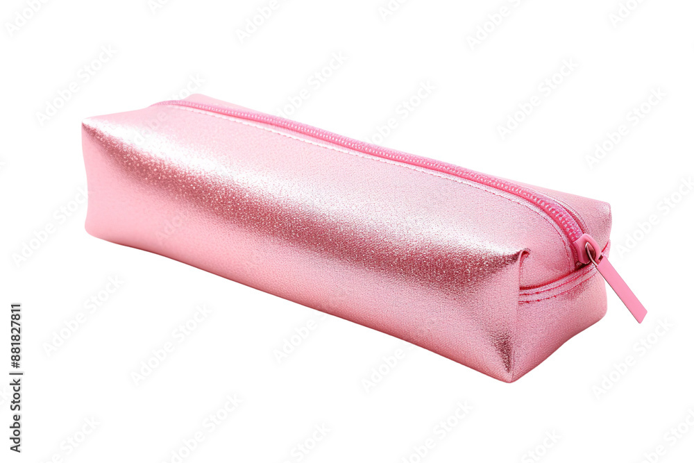 A Shimmering Pink Pencil Case for Young Girls. A Shimmering Pink Pencil Case for Young Girls.