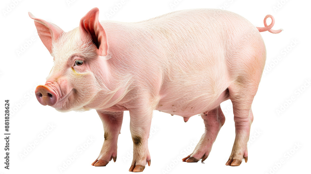 PNG Image of a farm pig PNG Image of a farm pig