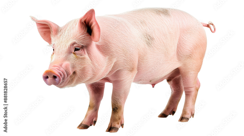 PNG Image of a farm pig PNG Image of a farm pig