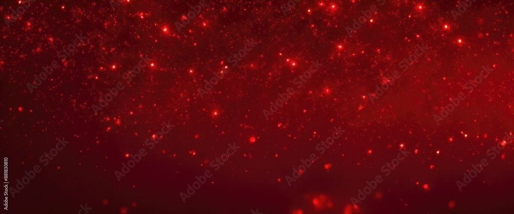 Fire embers particles over Red background, Abstract dark glitter fire particles lights Fire embers particles over Red background, Abstract dark glitter fire particles lights