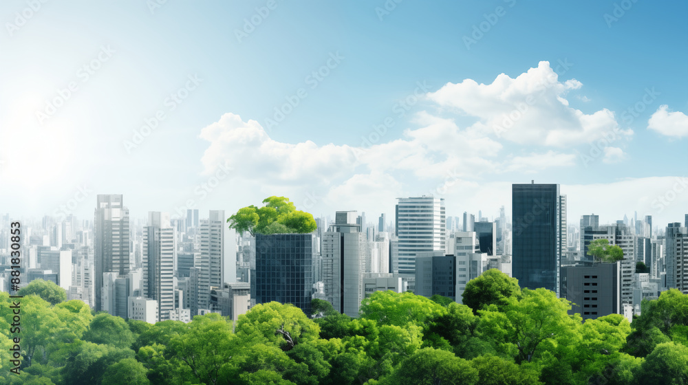 Concrete Jungle Oasis: A Breathtaking View of Tokyo's Business District Concrete Jungle Oasis: A Breathtaking View of Tokyo's Business District