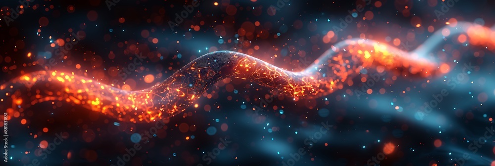 Ai visualization of veins anatomy illuminated by xray in a medical research laboratory Ai visualization of veins anatomy illuminated by xray in a medical research laboratory