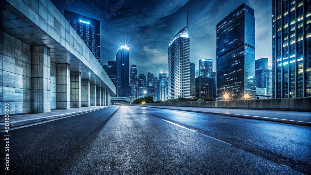 A serene urban landscape at dusk features a distressed concrete wall with blue and black graffiti splatters. A serene urban landscape at dusk features a distressed concrete wall with blue and black graffiti splatters.