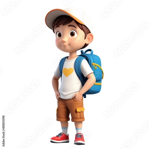 cute 3D kids character