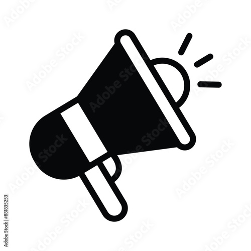 Grab this beautifully designed icon of megaphone in editable style, a customizable vector of loudspeaker