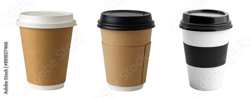 Wallpaper Mural Set of Recyclable Double Wall Kraft Coffee cup mug Torontodigital.ca