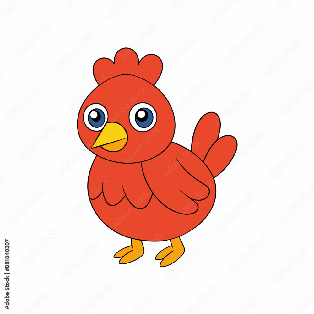 Francium hen silhouette vector art illustration on white background Francium hen silhouette vector art illustration on white background