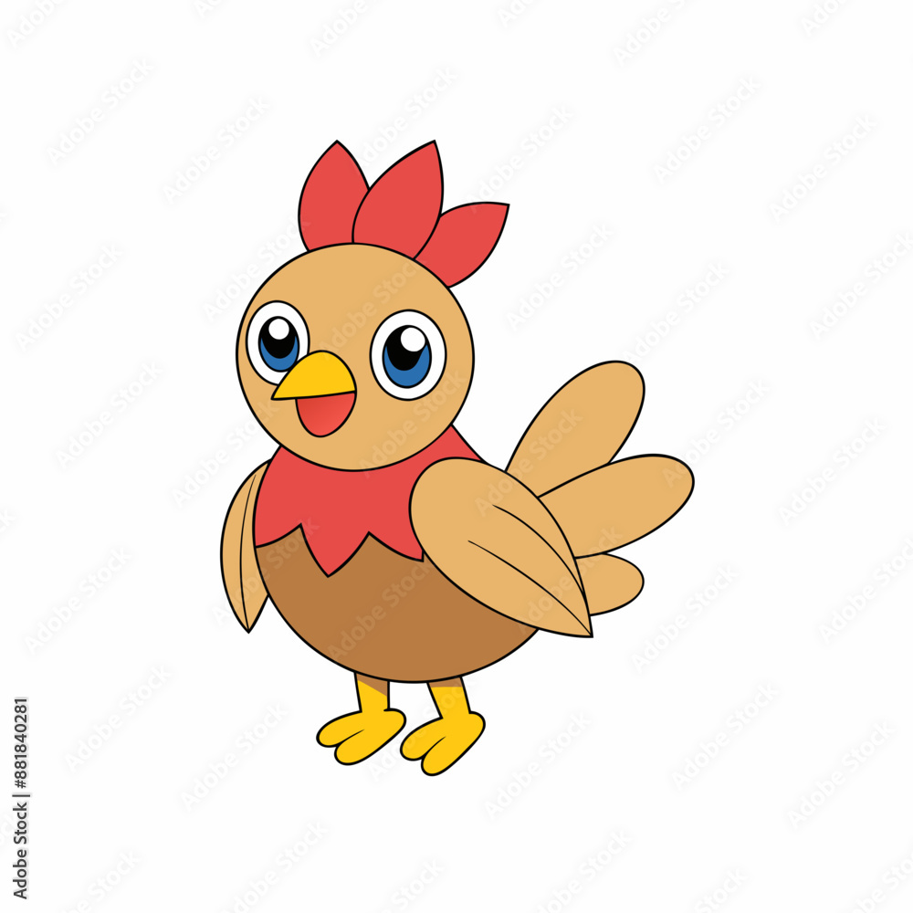 Francium hen silhouette vector art illustration on white background Francium hen silhouette vector art illustration on white background
