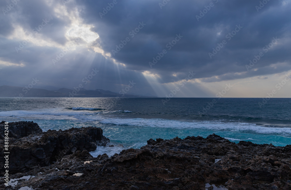 Atlantic coast in Las Palmas de Gran Canaria Atlantic coast in Las Palmas de Gran Canaria