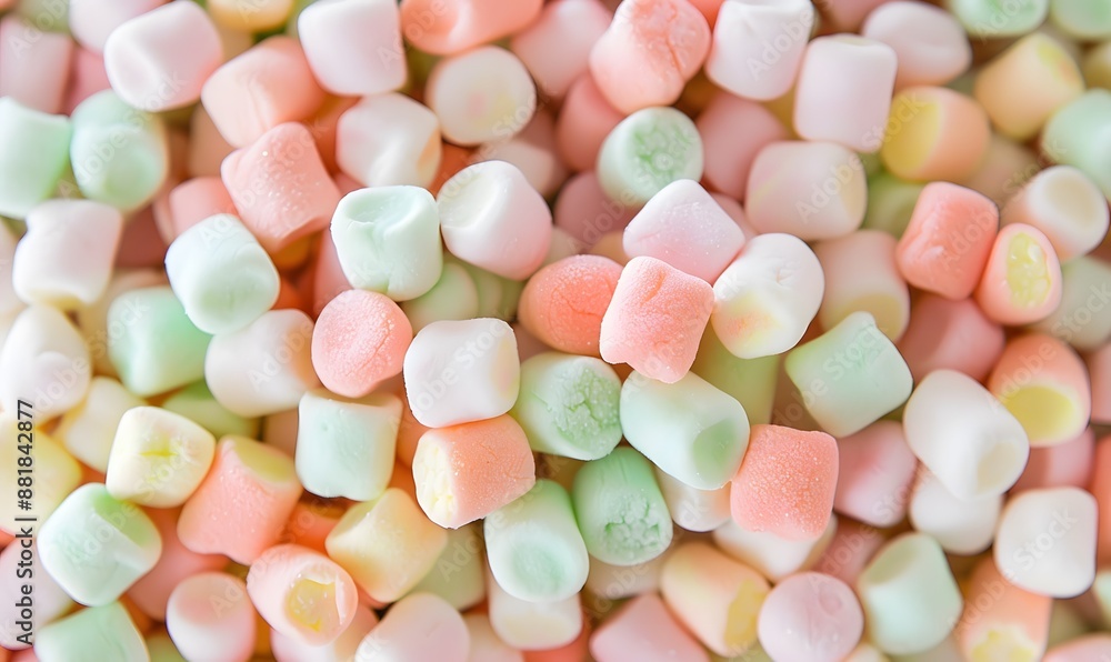 pile of mini marshmallows, Generative AI pile of mini marshmallows, Generative AI