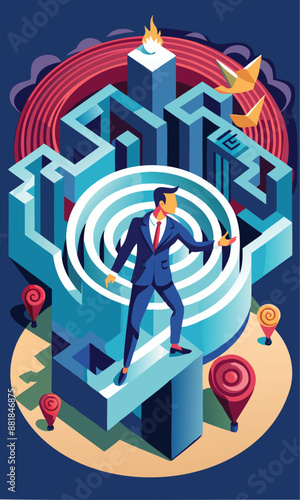 Conquering the Corporate Labyrinth: Determination and Creativity Unleashed