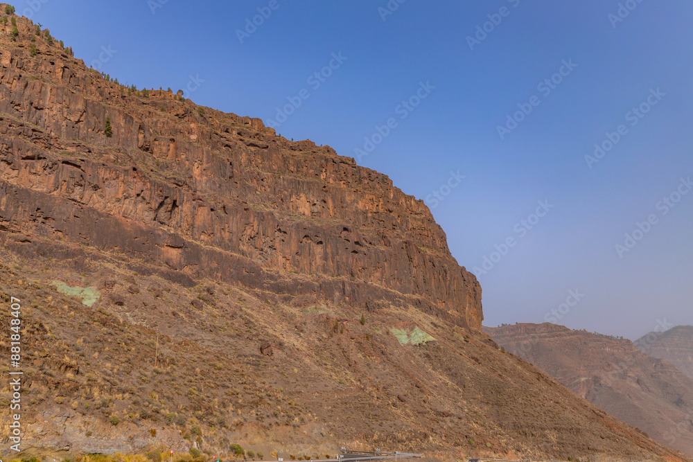 Mountains on the island of Gran Canaria