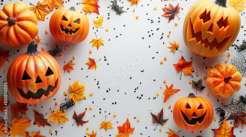 flat lay photo of Halloween...