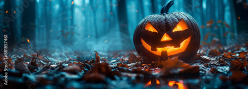 pumpkin Halloween background