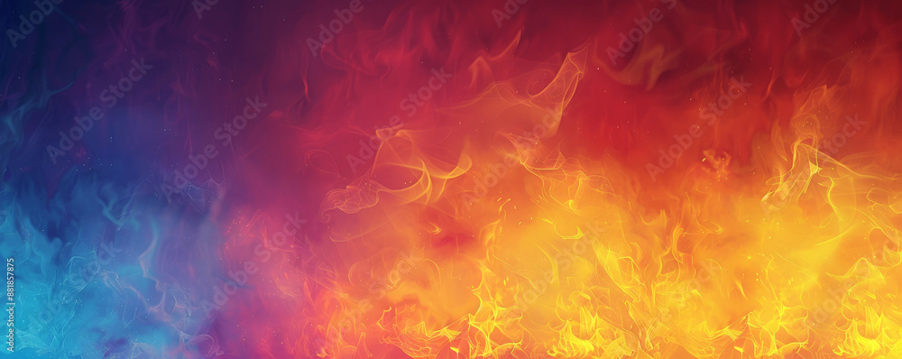 A fire background with a gradient of colors from deep red to bright yellow, illustrating the different temperatures within the flames. A fire background with a gradient of colors from deep red to bright yellow, illustrating the different temperatures within the flames.