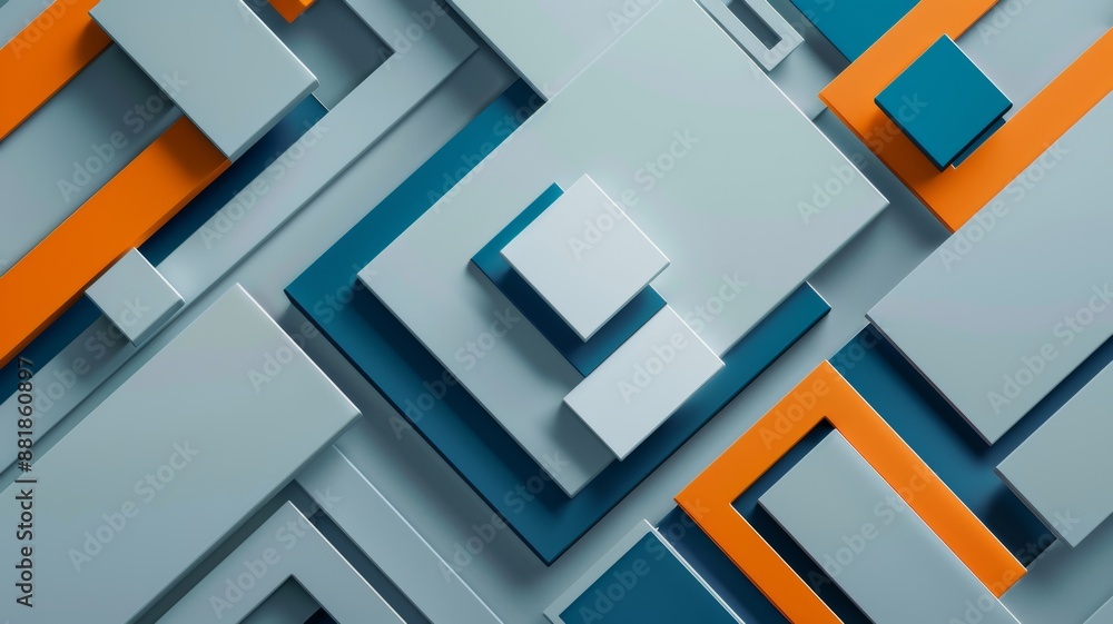 Background with abstract rectangles and shapes. A logo is centered in the composition. The background is detailed and large enough to serve as a studio backdrop. Background with abstract rectangles and shapes. A logo is centered in the composition. The background is detailed and large enough to serve as a studio backdrop.