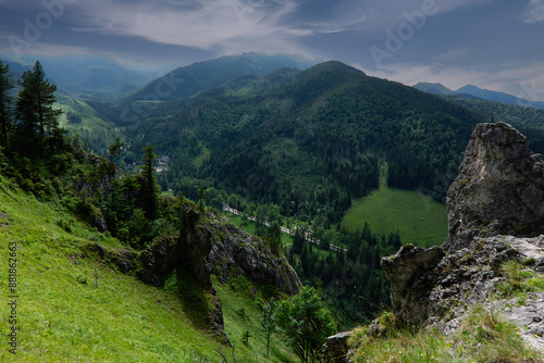 landscape in the summer Taras, Poland  photo