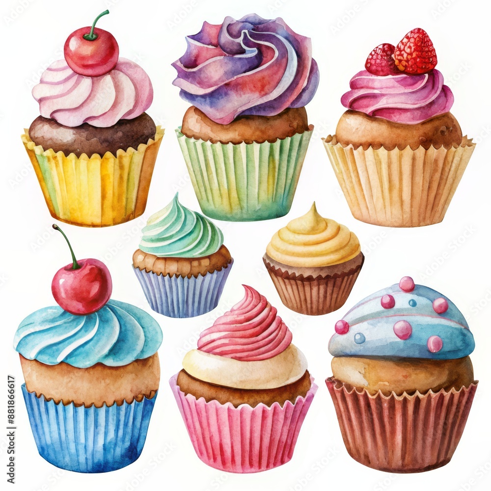 cupcakes with cream cupcakes with cream