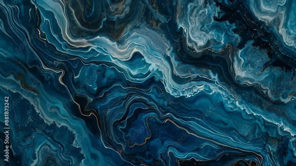 Blue and black marbles blending seamlessly in a textured background, Layers of midnight and cobalt merging effortlessly Blue and black marbles blending seamlessly in a textured background, Layers of midnight and cobalt merging effortlessly