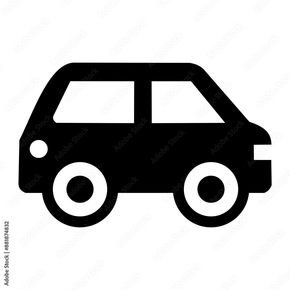 car vector Icon, vector car illustration in silhouette style for your company logo and web design, black and white color and transparan background car vector Icon, vector car illustration in silhouette style for your company logo and web design, black and white color and transparan background