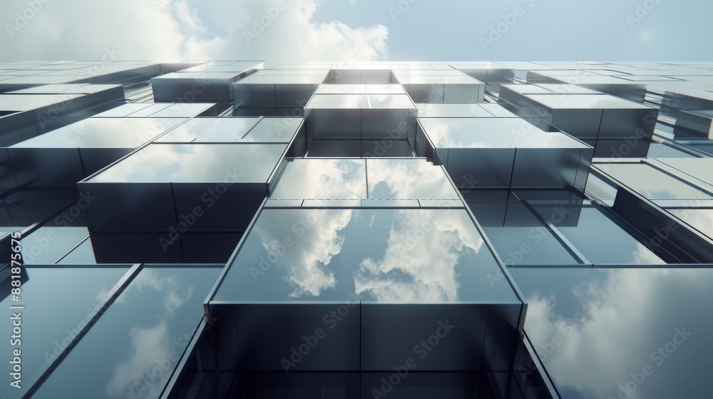 Modern Architecture Reflecting the Sky Modern Architecture Reflecting the Sky