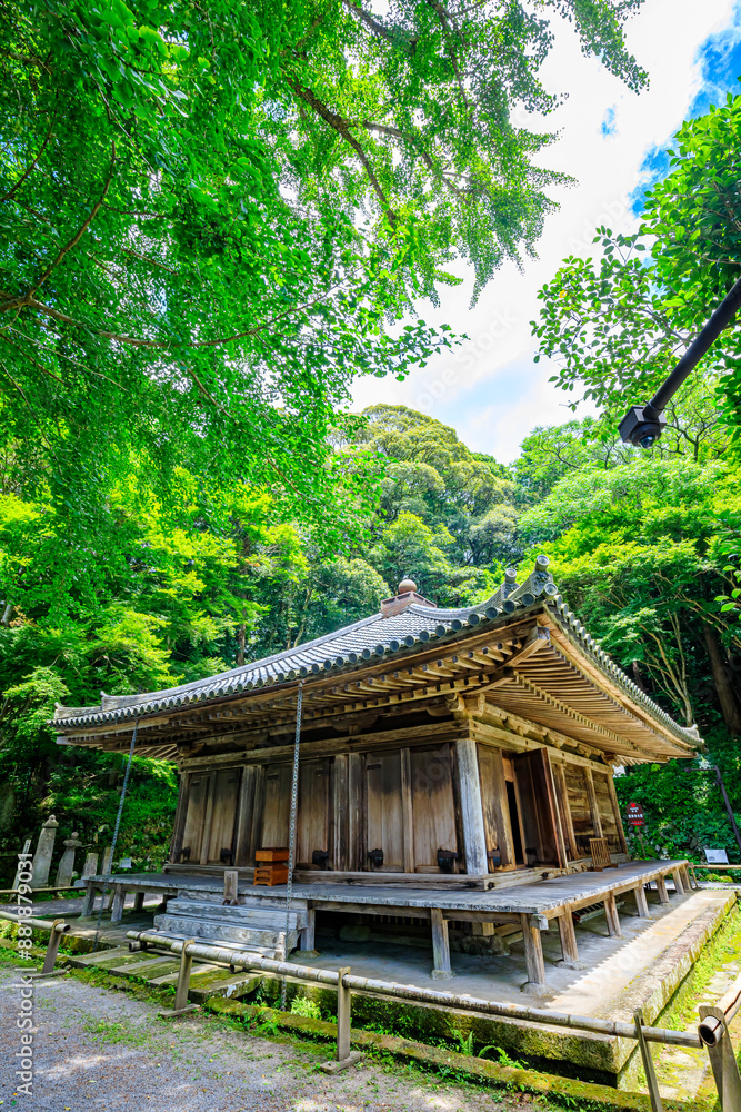 夏の富貴寺 大分県豊後高田市 Fukiji temple in summer. Oita Pref, Bungoono City. 夏の富貴寺 大分県豊後高田市 Fukiji temple in summer. Oita Pref, Bungoono City.