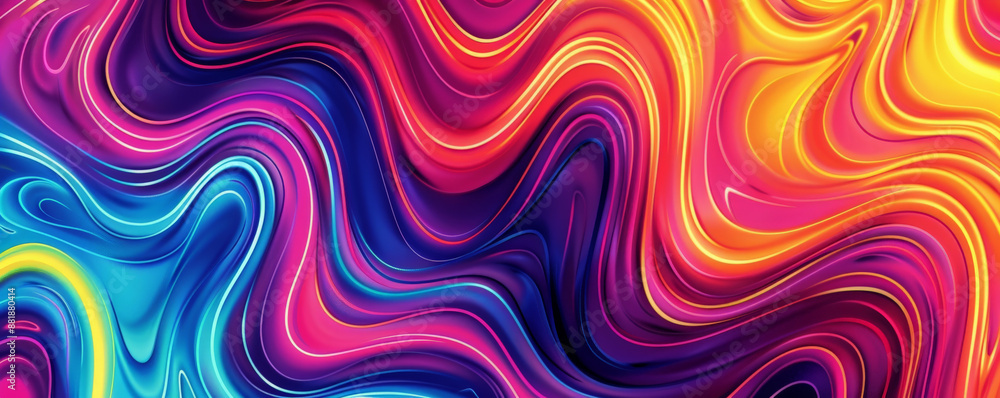 A vivid backdrop featuring a spectrum of neon colors in swirling, wave-like patterns, creating a sense of energy and excitement. A vivid backdrop featuring a spectrum of neon colors in swirling, wave-like patterns, creating a sense of energy and excitement.