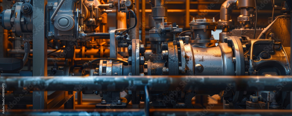 A mechanical background with a focus on hydraulic machinery, including pumps, valves, and cylinders, illustrating power and mechanical force. A mechanical background with a focus on hydraulic machinery, including pumps, valves, and cylinders, illustrating power and mechanical force.