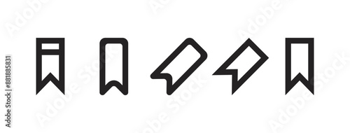 Bookmark icon design vector Ilustrations