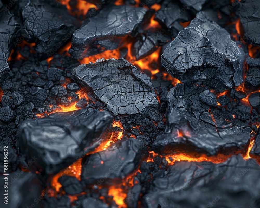 Close-up of lava cooling down during volcano eruption Close-up of lava cooling down during volcano eruption