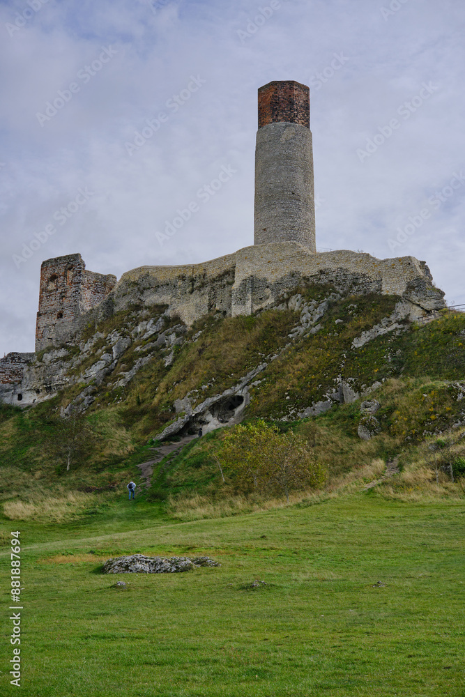 Ruins of Olsztyn Castle near Czestochowa, Cracow-Czestochowa Upland