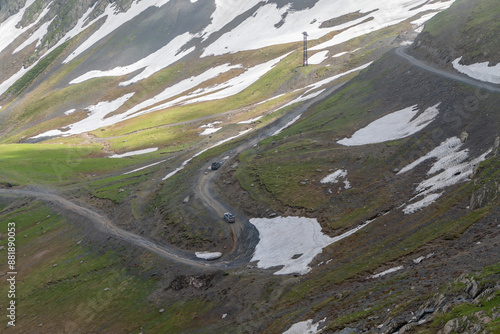mountain road in the mountains