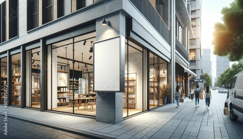 Wallpaper Mural Storefront Signboard Mockup Display Torontodigital.ca