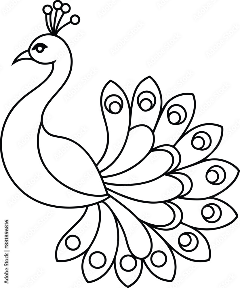 decorative peachock illustration. beautiful, trees, spring, park, peacocks, elegant, peacock feathers decorative peachock illustration. beautiful, trees, spring, park, peacocks, elegant, peacock feathers