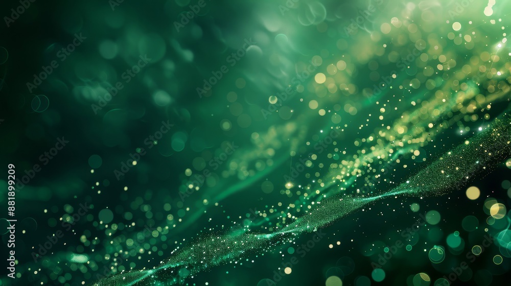 Abstract wallpaper with emerald green hues and shamrock hints Abstract wallpaper with emerald green hues and shamrock hints