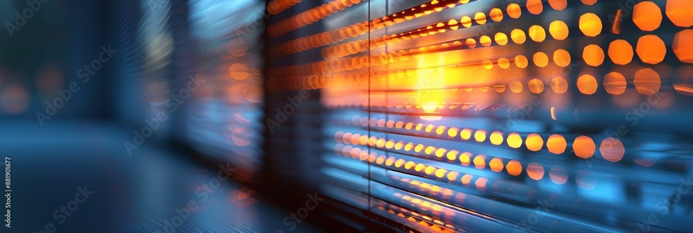 a blurry photo of a wall with circles on it. a blurry photo of a wall with circles on it.