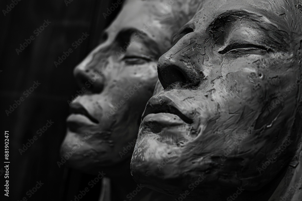Couple Statue Close Up Couple Statue Close Up