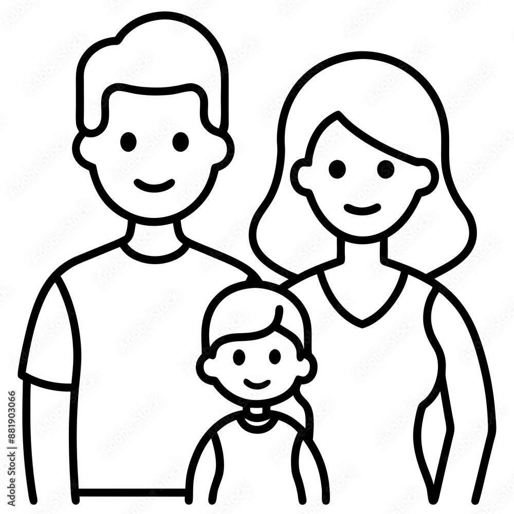 Mom and Dad Playing with Child silhouette vector illustration on white Background Mom and Dad Playing with Child silhouette vector illustration on white Background